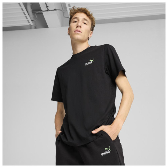 Puma Ανδρική κοντομάνικη μπλούζα Essential 2 Color Small No.1 Logo Tee